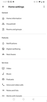 Google Home android App screenshot 4